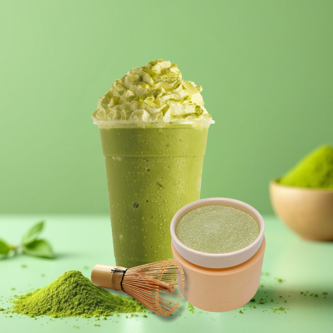 Teaforia Creamy Matcha Frappe Mix for Delicious Drinks