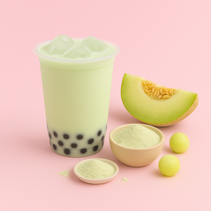 Bubble Tea House Co. Honeydew Bubble Tea Powder 1kg – Classic Green Bubble Tea Favourite