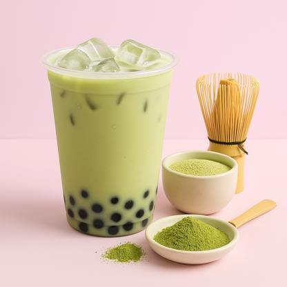 Bubble Tea House Co. Matcha Bubble Tea Powder 1kg – Café-Style Green Tea Party Favourite