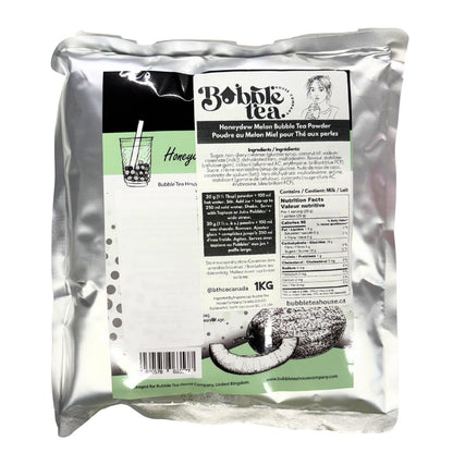 Bubble Tea House Co. Honeydew Bubble Tea Powder 1kg – Classic Green Bubble Tea Favourite