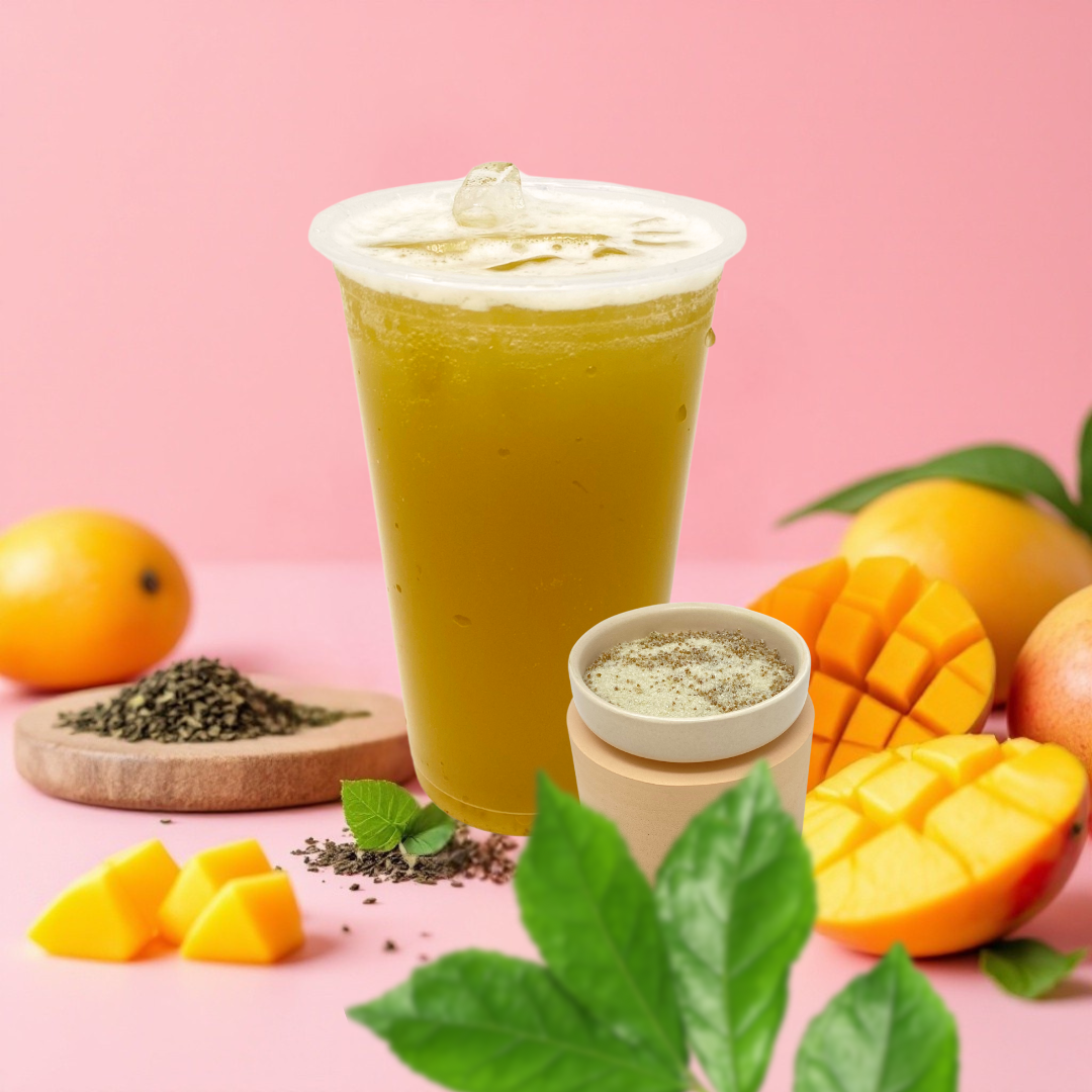Teaforia Refreshing Mango Iced Tea with Green Tea